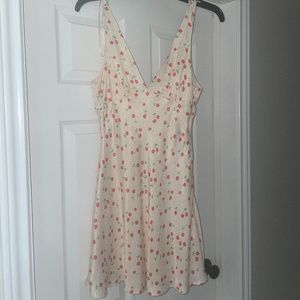 Zara Satin Cherry Dress